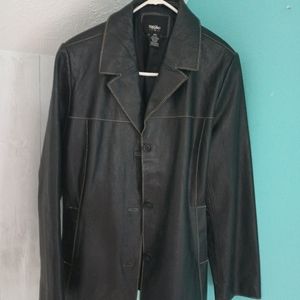 Mossimo Women's 100 Percent Genuine Leather Jacket Size 18W